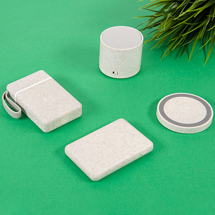 Универсальный аккумулятор WHEAT POWER 10, 10000 mAh, пластик с пшеничным волокном