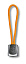 Темляк VICTORINOX, 65 мм, нейлон / резина, оранжевый