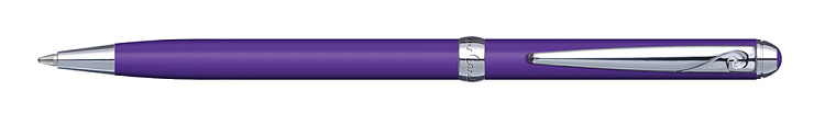 Ручка шариковая Pierre Cardin SLIM. Цвет - фиолетовый. Упаковка Е