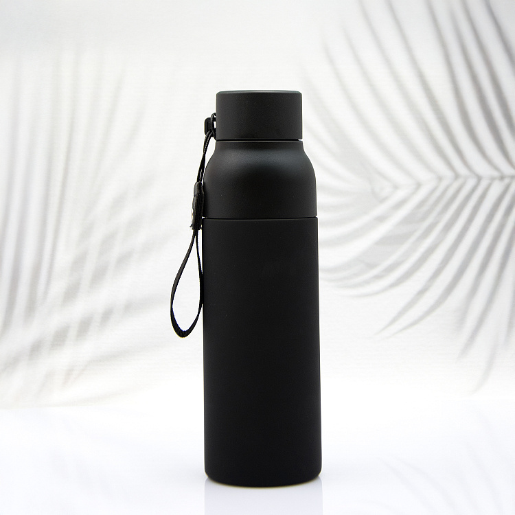 Термобутылка Button Black