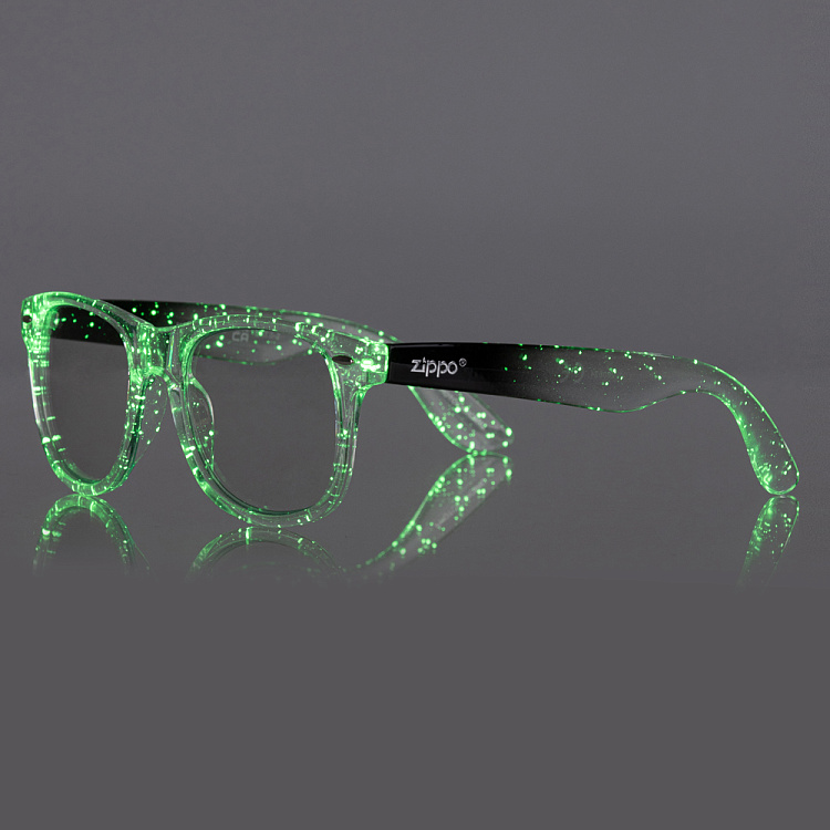 Очки солнцезащитные ZIPPO, женские, серые, оправа из поликарбоната, флуоресцентная,линзы фотохромные