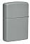 Зажигалка ZIPPO Classic с покрытием Flat Grey, латунь/сталь, серая, глянцевая, 38x13x57 мм