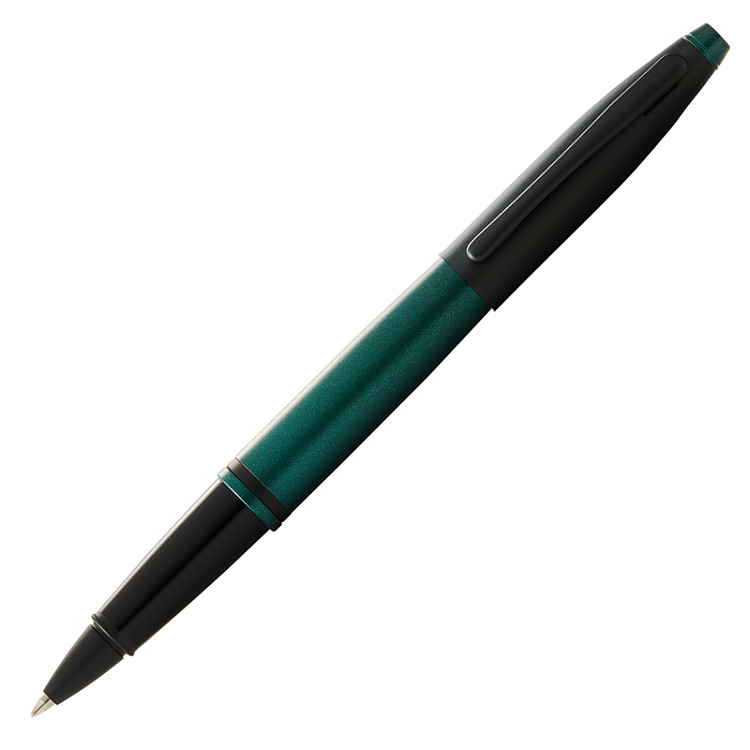Ручка-роллер Cross Calais Matte Green and Black Lacquer