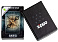 Зажигалка ZIPPO Compass Ghost с покрытием Glow In The Dark Green, латунь/сталь, черная, 38x13x57 мм
