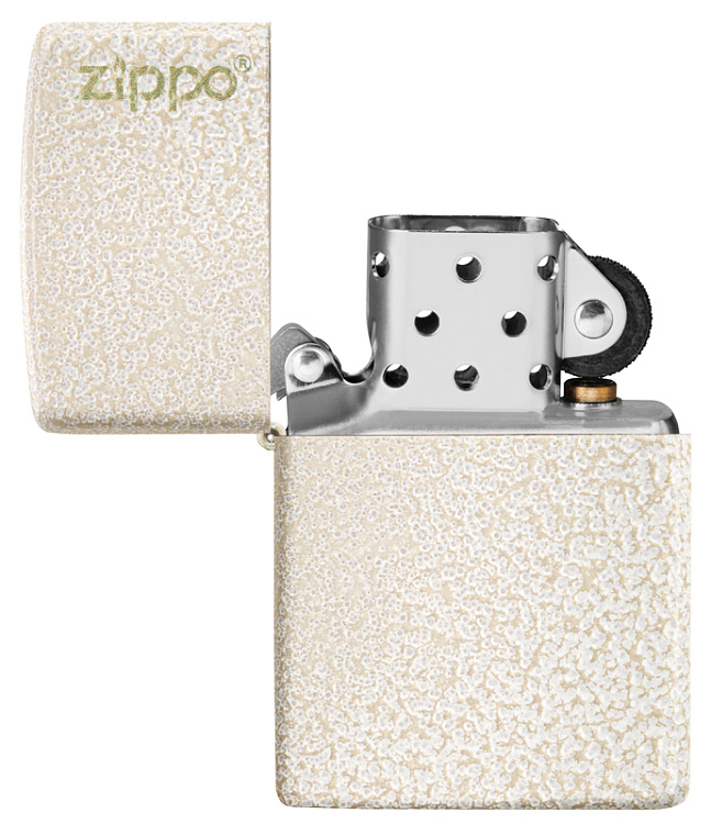 Зажигалка ZIPPO Classic с покрытием Mercury Glass, латунь/сталь, бежевая, матовая, 38x13x57 мм