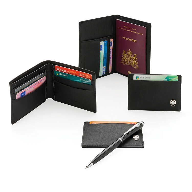 Бумажник Swiss Peak с защитой от сканирования RFID