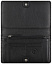 Кошелёк женский BUGATTI Lady Top, чёрный, натуральная воловья кожа, 19,5х2х11,2 см