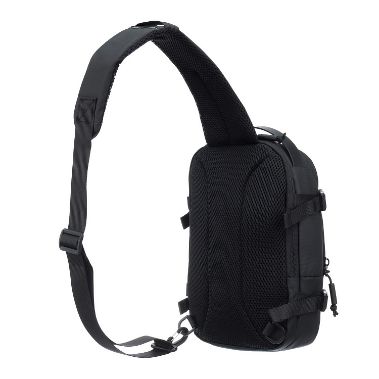 Рюкзак на одно плечо TORBER Xtreme, чёрный, 20 х 8 х 31 см, 5л