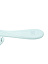 Щетка Dewal Beauty серия "Ocean wave", продувная, с нейлоновым штифтом, форма волна, голубая