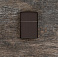 Зажигалка ZIPPO Classic с покрытием Brown Matte, латунь/сталь, коричневая, матовая, 38x13x57 мм