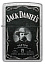 Зажигалка ZIPPO Jack Daniels® с покрытием Street Chrome, латунь/сталь, серебристая, 38x13x57 мм