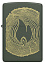 Зажигалка ZIPPO Wood Ring с покрытием Green Matte, латунь/сталь, зеленая, матовая, 38x13x57 мм