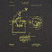 Футболка приталенная Old Patents. Coffee Mill