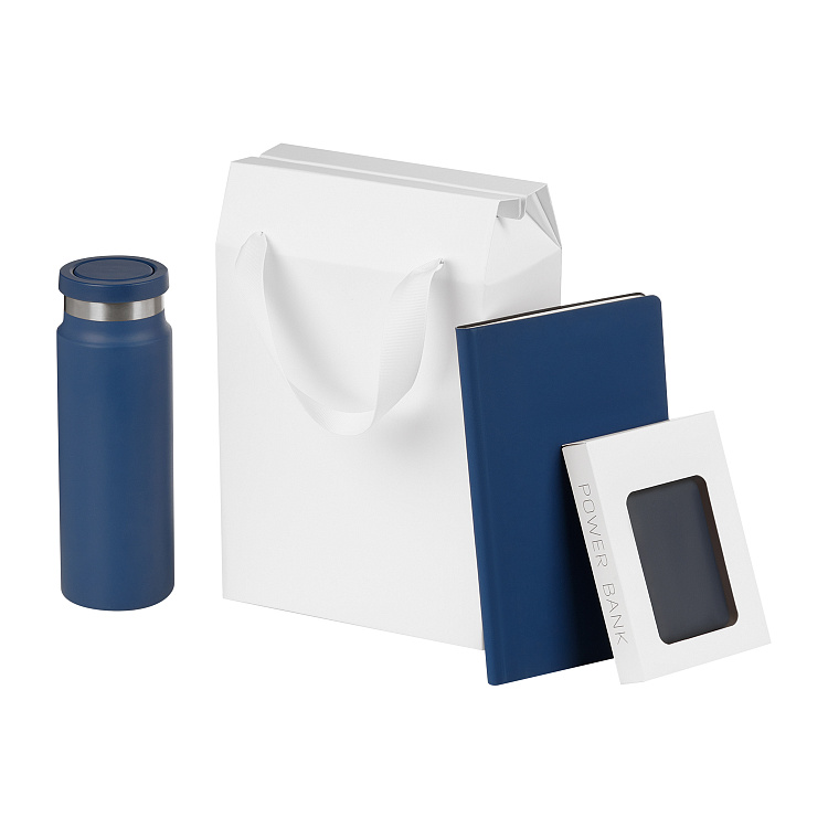 Подарочная коробка-пакет универсальная малая, белая