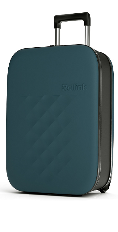 Чемодан складной Rollink Vega II 55x40x20 см, 2 колеса