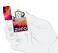 Зажигалка ZIPPO Tie Dye с покрытием 540 Tumbled Chrome, латунь/сталь, разноцветная, 38x13x57 мм