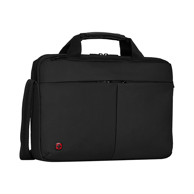 Портфель для ноутбука 14'' WENGER, черный, нейлон / ПВХ, 39 x 8 x 26 см, 5 л