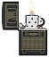 Зажигалка ZIPPO Vintage TV Design с покрытием Black Matte, латунь/сталь, черная, 38x13x57 мм