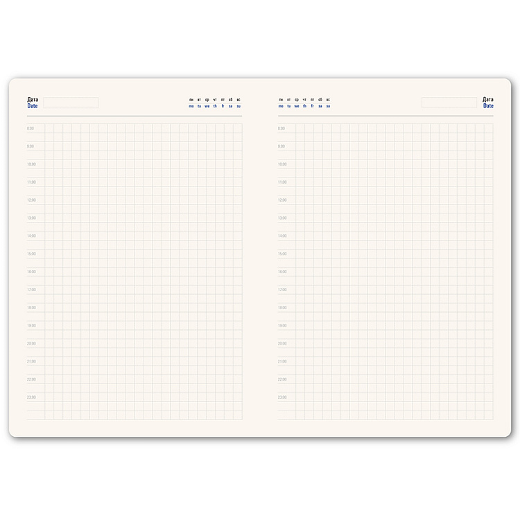 Ежедневник недатированный Starry , формат А5, в клетку