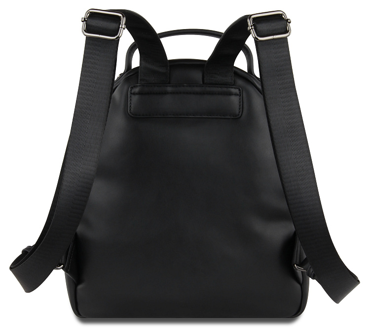 Рюкзак женский BUGATTI Cara, чёрный, полиуретан, 25,5х11х27,5 см, 7 л