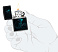 Зажигалка ZIPPO Spiritual Cat с покрытием Black Light, латунь/сталь, черная, матовая 38x13x57 мм