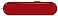 Задняя накладка для ножей VICTORINOX 58 мм, с отверстием под шариковую ручку, пластиковая, красная
