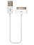 Кабель USB 2.0 -  30pin для iPhone/iPod/iPad, 1м, 2.1A, белый, OLMIO