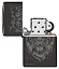 Зажигалка ZIPPO Big Cat с покрытием High Polish Black, латунь/сталь, черная, глянцевая, 38x13x57 мм
