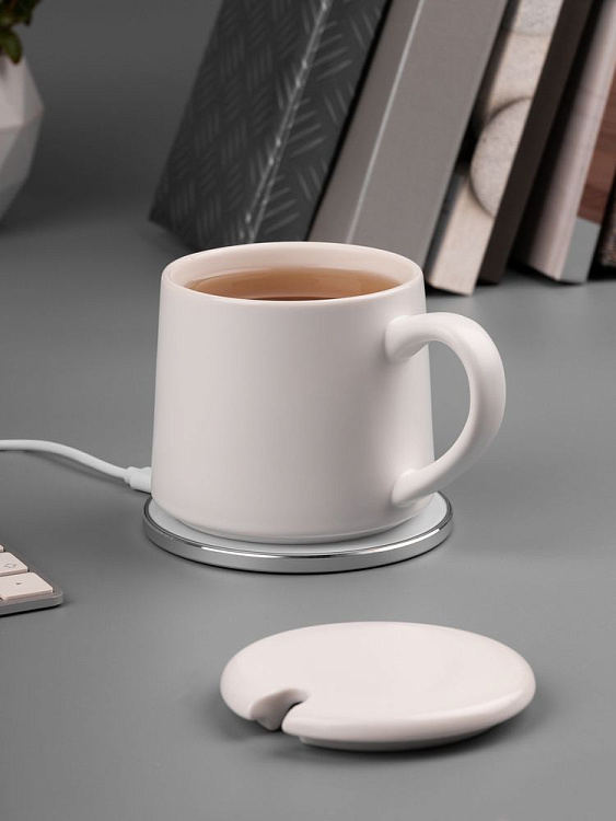 Кружка с подогревом и беспроводной зарядкой Dual Base ver. 2.0 Matt