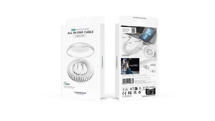 Кабель спиральный в футляре