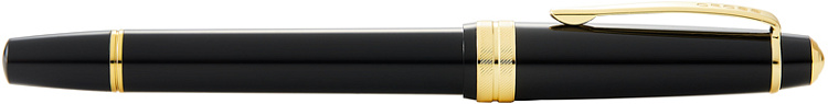 Перьевая ручка Cross Bailey Light Polished Black Resin and Gold Tone, перо F
