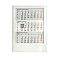 Календарь настольный на 2 года ; белый; 12,5 х16 см; пластик; тампопечать, шелкография