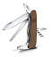Нож перочинный VICTORINOX Forester, 111 мм, 10 функций, с фиксатором лезвия, деревянная рукоять