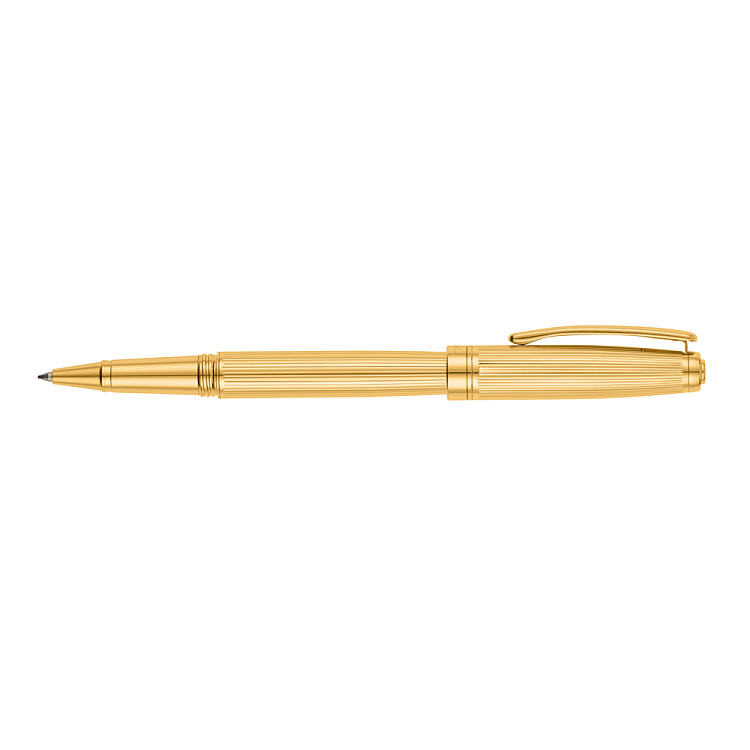 Ручка-роллер Pierre Cardin GOLDEN. Цвет - золотистый.  Упаковка B-1
