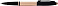 Ручка-роллер Cross Calais Brushed Rose Gold Plate and Black Lacquer