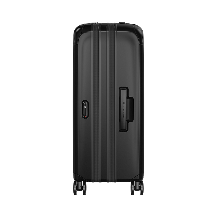 Чемодан VICTORINOX Spectra™ 3.0 Exp. Medium Case, чёрный, поликарбонат Sorplas™, 46x30x69 см, 81 л