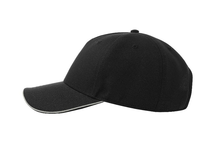 Бейсболка REFLECT-S со светоотражающими деталями, 5 клиньев, металлическая застежка