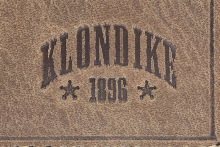 Бумажник KLONDIKE «Finn», натуральная кожа в коричневом цвете, 10 х 11,5 см