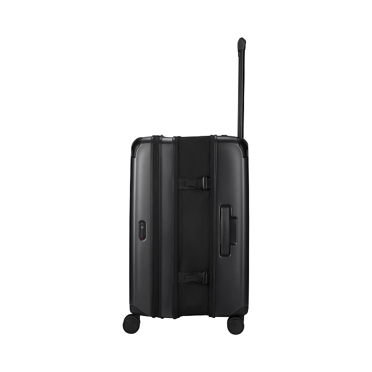 Чемодан VICTORINOX Spectra™ 3.0 Exp. Medium Case, чёрный, поликарбонат Sorplas™, 46x30x69 см, 81 л