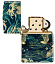 Зажигалка ZIPPO Eastern с покрытием 540 Tumbled Brass, латунь/сталь, зеленая, 38x13x57 мм