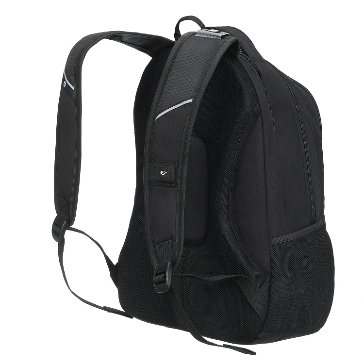 Рюкзак TORBER XPLOR с отделением для ноутбука 15", чёрный, полиэстер 600D, 35x20x47 см, 33л