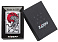 Зажигалка ZIPPO Asian Tiger с покрытием Brushed Chrome, латунь/сталь, серебристая, 38x13x57 мм