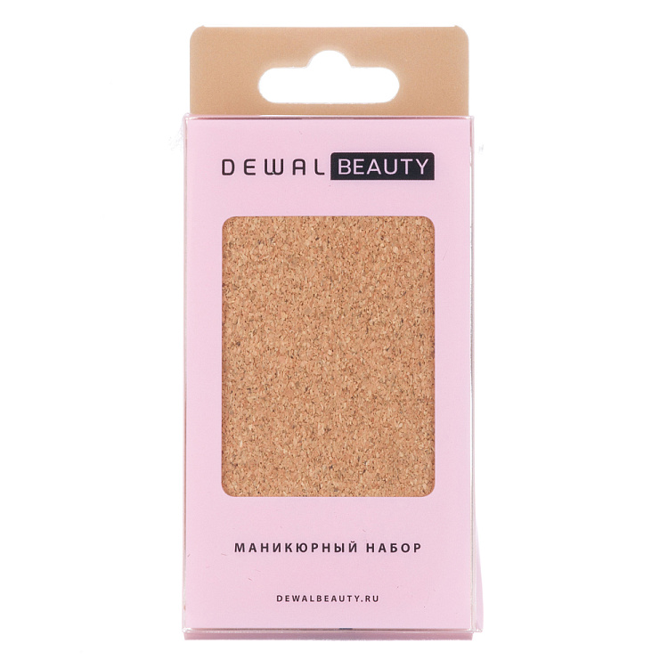 Набор Dewal Beauty маникюрный 5 предметов в пробковом чехле