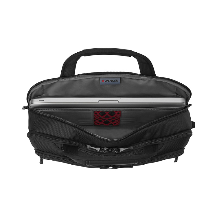 Портфель WENGER для ноутбука 14-16'', черный, баллистический нейлон, 40 x 16 x 29 см, 11 л