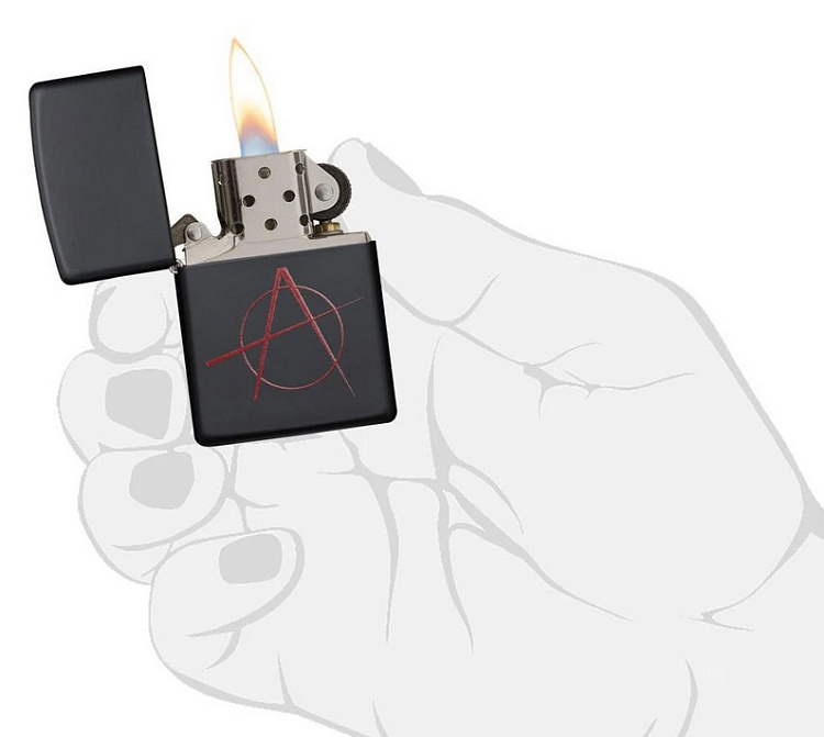 Зажигалка ZIPPO Classic с покрытием Black Matte, латунь/сталь, чёрная, матовая, 38x13x57 мм