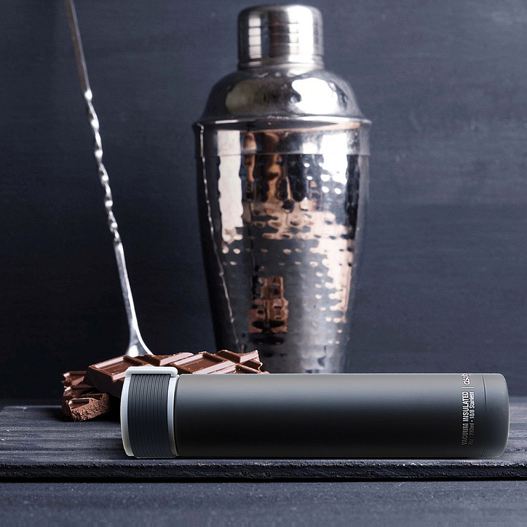 Термос SKINNY MINI, 230 мл, черный