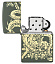 Зажигалка ZIPPO Dragon Design с покрытием Green Matte, латунь/сталь, зеленая, матовая, 38x13x57 мм