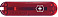 Передняя накладка для ножей VICTORINOX 58 мм, пластиковая, полупрозрачная красная