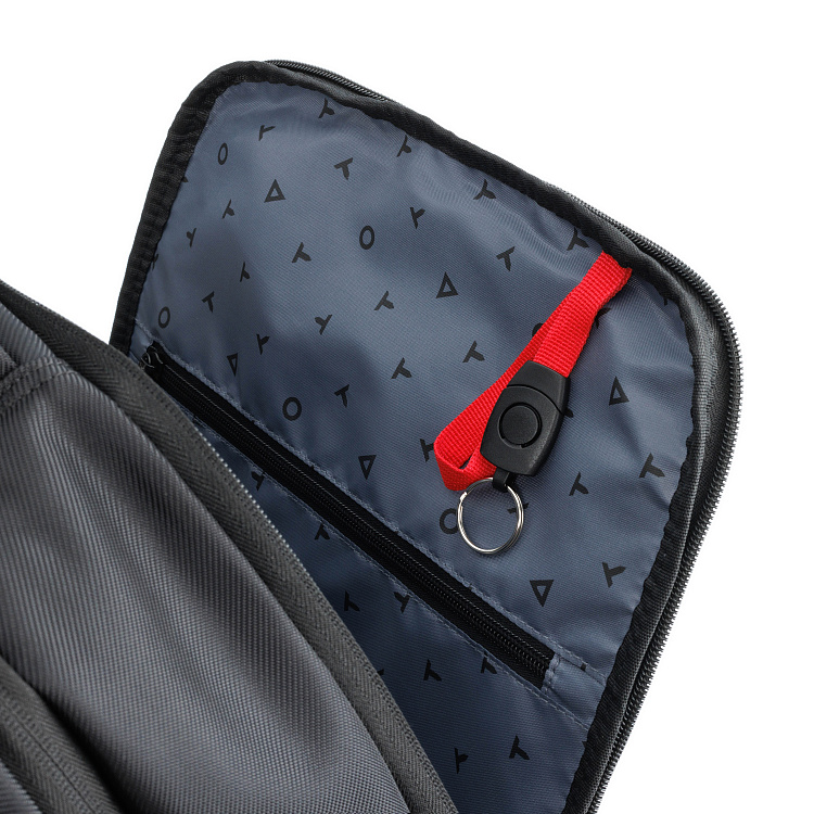 Рюкзак TORBER VOYAGE c отделением для ноутбука 17'', черный, полиэстер 900D, 31х17х44 см, 18 л