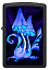 Зажигалка ZIPPO Counter Culture с покрытием Black Light, латунь/сталь, черная,матовая 38x13x57 мм